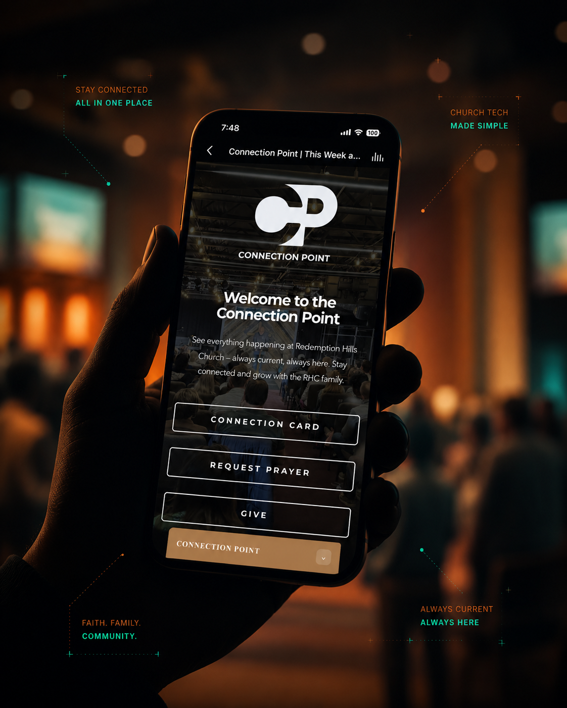 Redemption Hills Subsplash church app